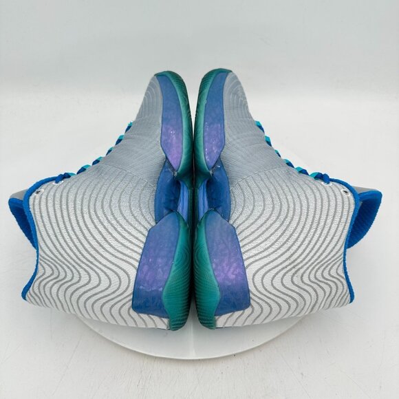 Nike Air Jordan 29 XX9 Playoff Home Men Size 10 749143-104 White Grey Blue Shoes - Picture 6 of 11